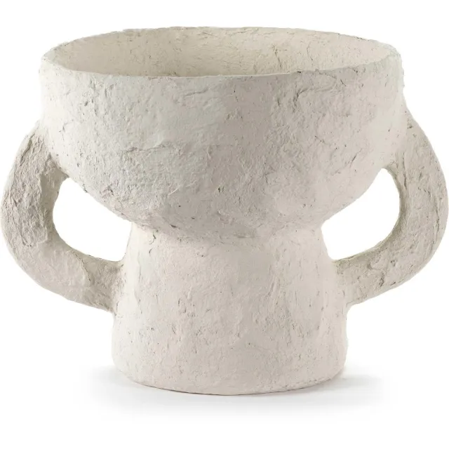 Serax Marie Michielssen Earth interior accessories - Vaas S - Wit - 26 Ø - H 22,5cm - 1,50kg