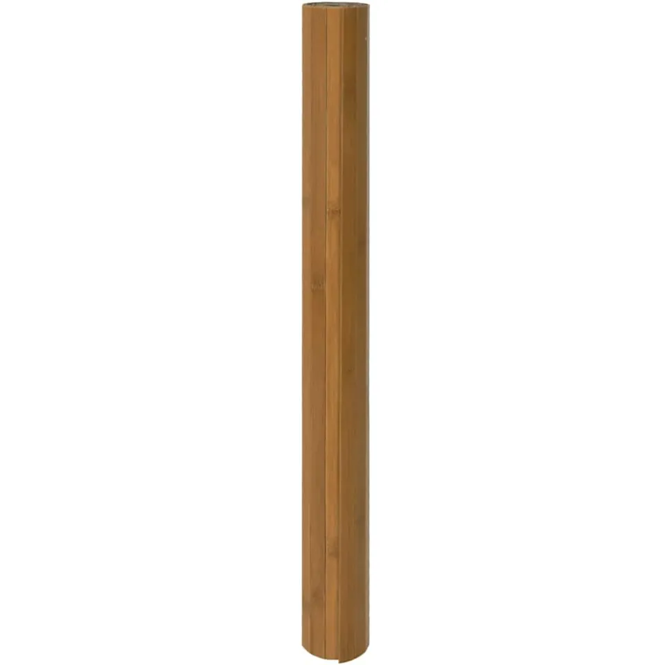 vidaXL Vloerkleed rechthoekig 70x500 cm bamboe bruin