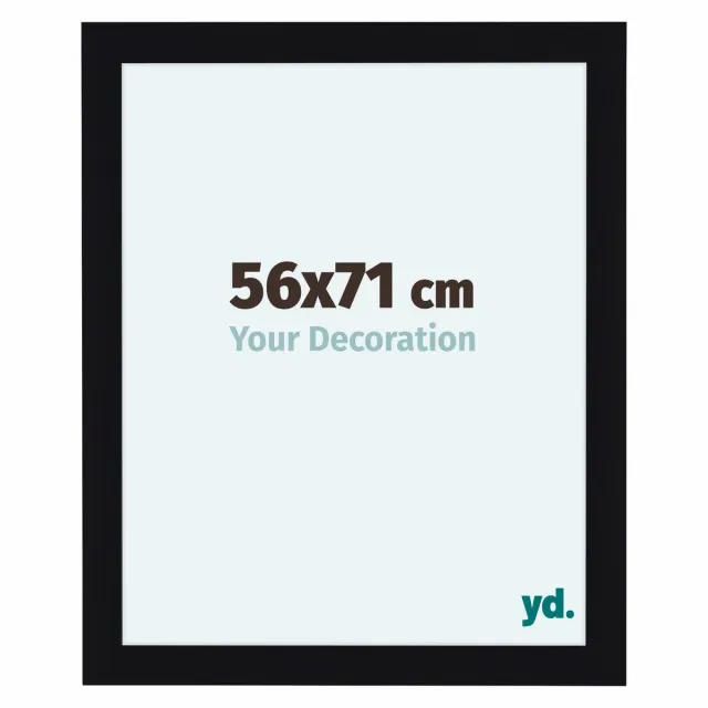 yd. Your Decoration - Fotolijst 56x71 cm - MDF - Zwart Hoogglans - Como