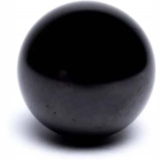 Mani Bhadra Karelië Shungiet bol 4x4 cm zwart