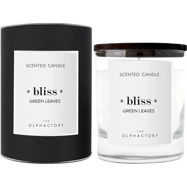 The Olphactory Luxe geurkaars 'Bliss' (40 branduren) Wit