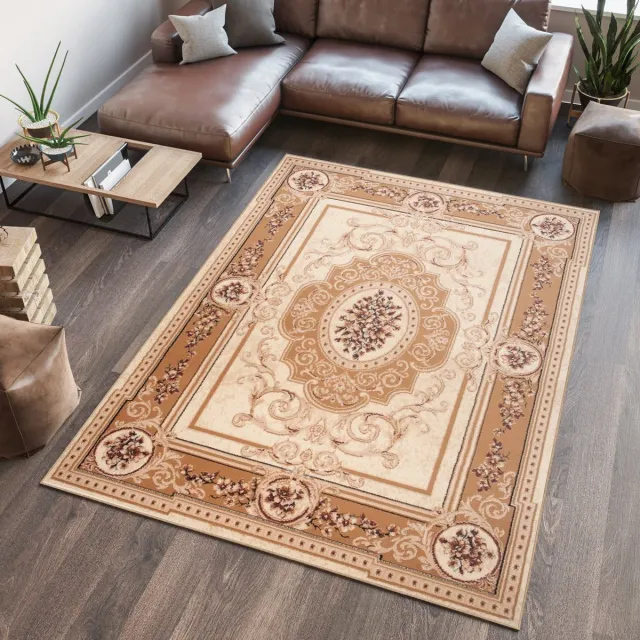 Tapiso Atlas PP Vloerkleed Beige Oriental Woonkamer Tapijt Maat- 240x300 Beige 4
