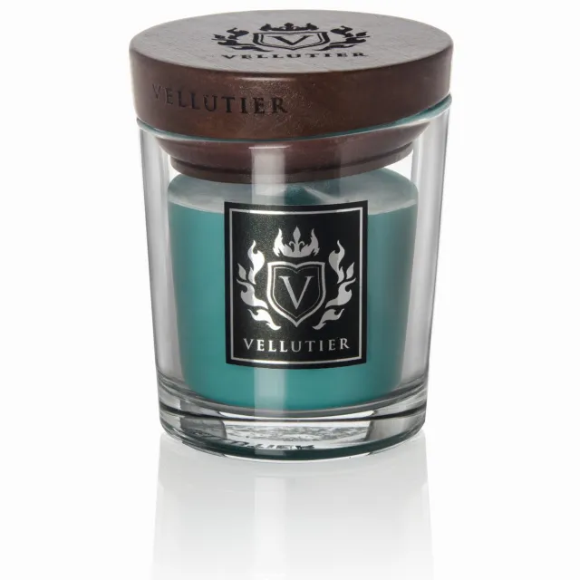 Vellutier Geurkaars Small Sensual Charm - 9 cm / ø 7 cm Groen