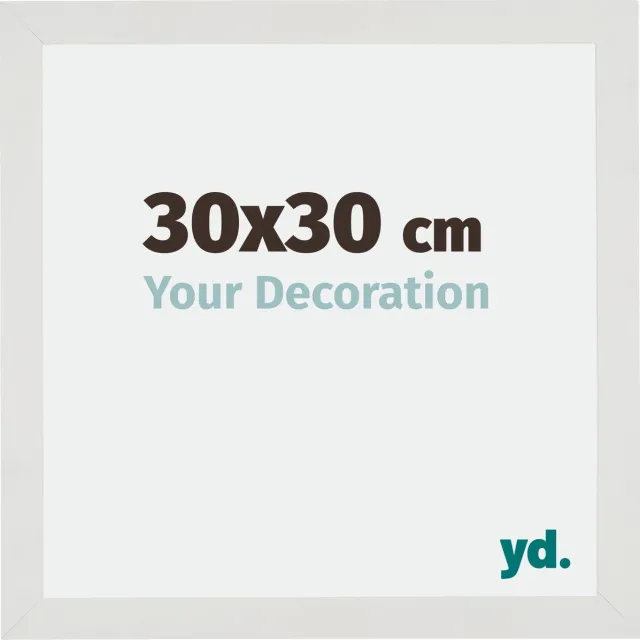 yd. Your Decoration - Fotolijst 30x30 cm - MDF - Wit Mat - Mura