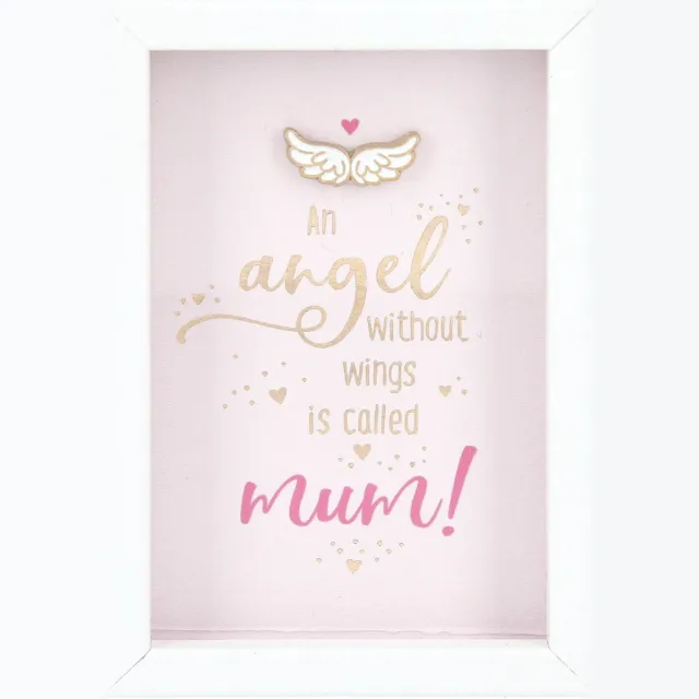 Depesche Fotolijst met compliment An angel without wings is called mum!
