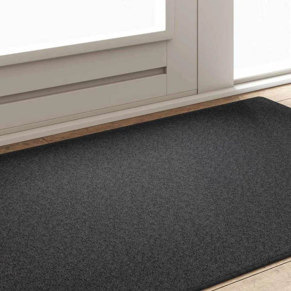 vidaXL Tapijt Loper Donkergrijs 100 x 150 cm 100% Polypropyleen middelgrijs, foto 4