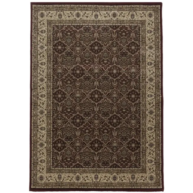 Dutch XXL Perzisch Tapijt | Kashmir | Kader | Rood | 80x150 cm