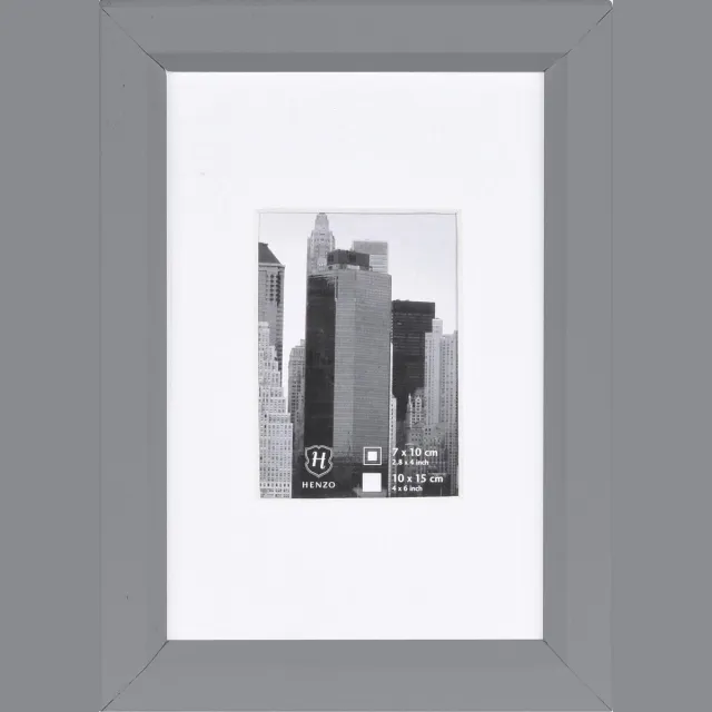 Henzo Fotolijst - Henzo - Metallica - Fotomaat 10x15 cm - Zilver