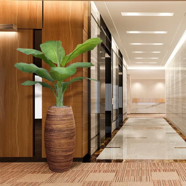 maxifleur Kunstplanten Banaan Royal kunstboom 165cm Groen