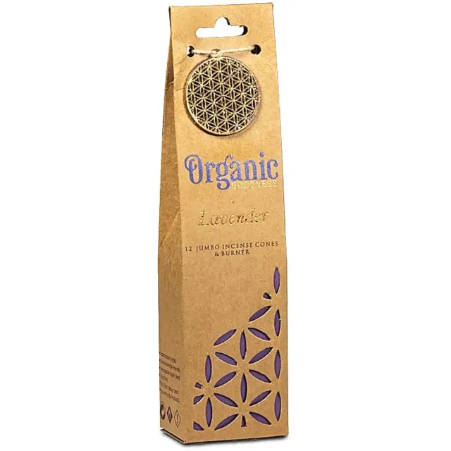 Phoenix Organic Goodness Lavendel Wierookkegelsbrander - pakket van 6 stuks - 72 G - 72 g Meerkleurig