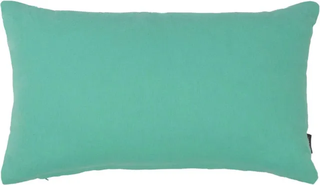 Mars & More Flannel - sierkussen aqua groen - 30 x 50 cm