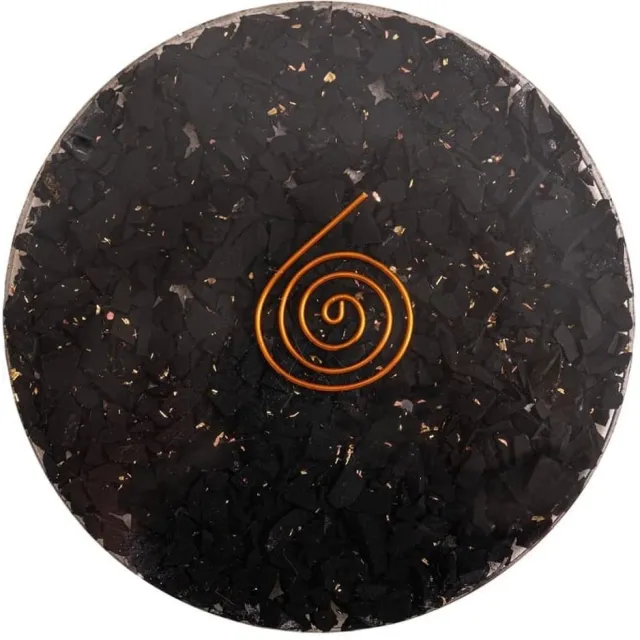 BERK Orgonite onderzetter Shungiet Zwart