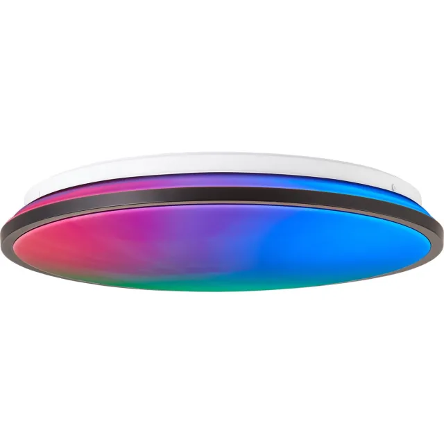 Brilliant Plafondlamp Heida RGB Ø 39,5cm - G99776/06 Zwart