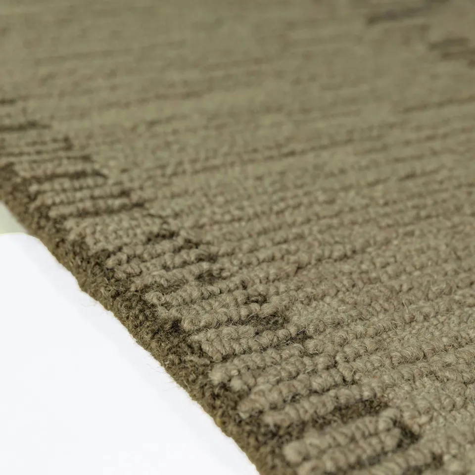 Flair Rugs Harris Modula Wool Circle vloerkleed groen, foto 3