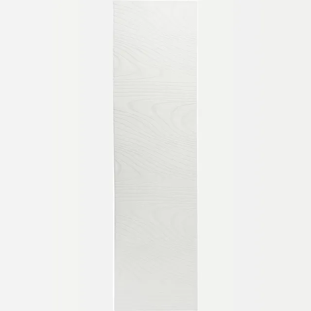 Beliani ONTAKE - Vloerkleed - Off-white - 80 x 300 cm - Kunstbont Wit