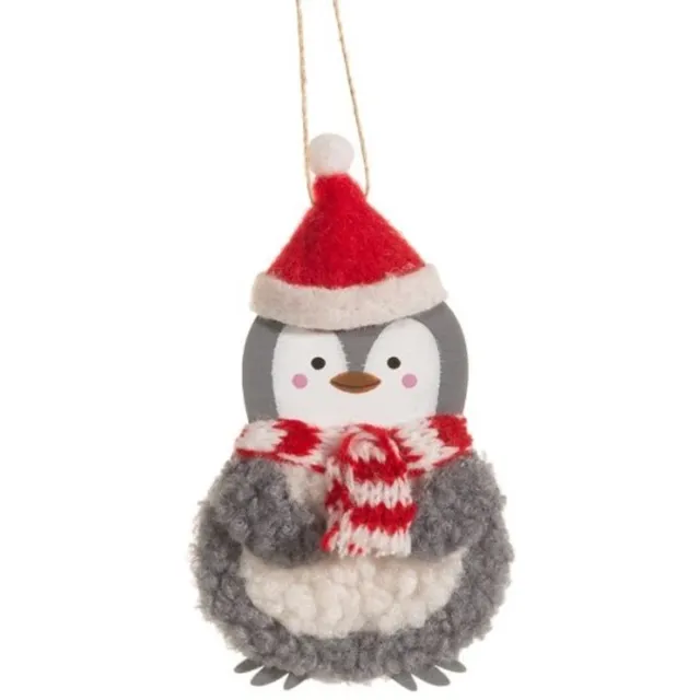 Sass & Belle Kersthanger pinguin kerstbal - Sass & Belle Multi