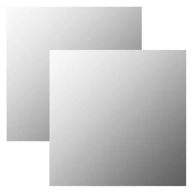 vidaXL Wandspiegels 2 st vierkant 60x60 cm glas Zilver