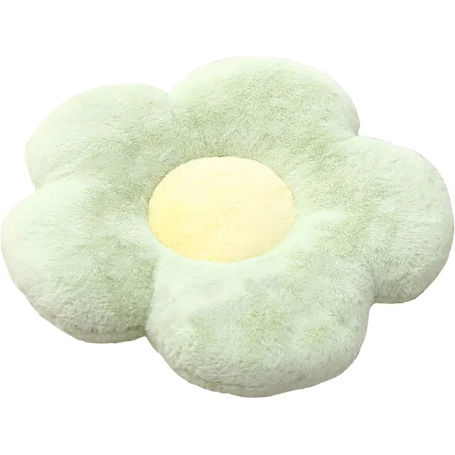 Ibenzoa Uniek Bloemenkussen voor Comfort en Stijl in Huis of Auto, 40 x 40 cm, Groen