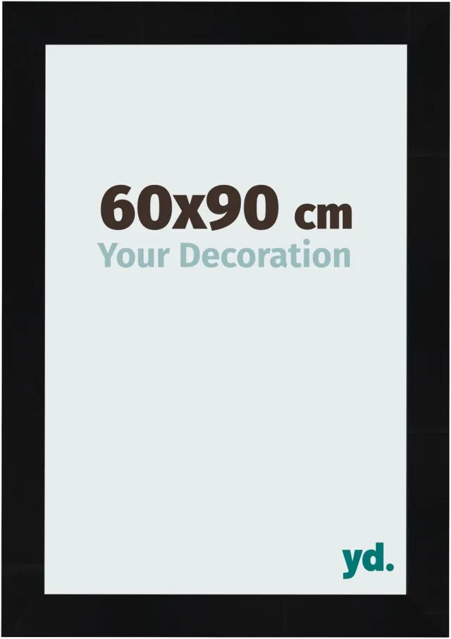 yd. Your Decoration - Fotolijst 60x90 cm - MDF - Zwart Hoogglans - Pisa