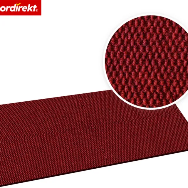 Floordirekt Hong Kong Pro Schoonloopmat - Antislip - Rood - 100 x 200 cm