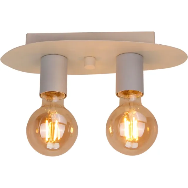 Chericoni Verlichting Chericoni Colorato Plafondlamp - 2-lichts - Lichtgrijs - Metaal