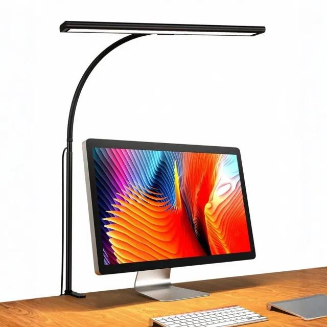 VELZINO® Daglicht Bureaulamp - Tafellamp - Daglichtlamp - Lichttherapie - Dimbaar - 3 Kleuren - Met Klem VELZINO®