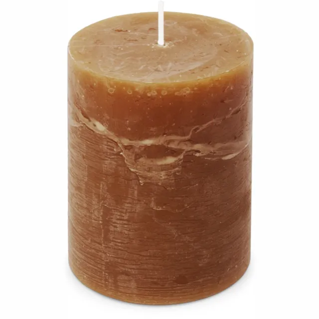 Spaas Rustieke stompkaars Essential Collection 80/110 mm - Cognac onbekend