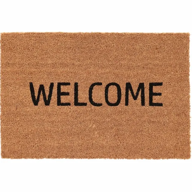 Esschert Design Kokosvezel Deurmat Welcome 60x40cm - Stevig & Decoratief bruin