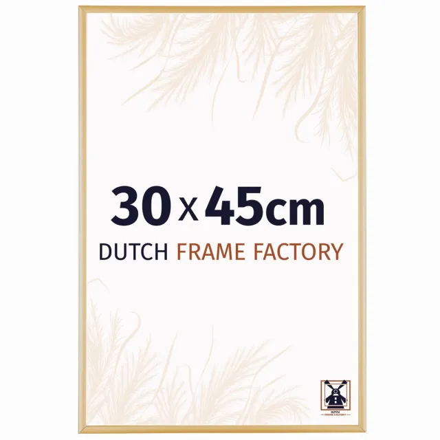 Dutch Frame Factory Fotolijst 30x45 cm - Aluminium - Goud Vintage - Kampen