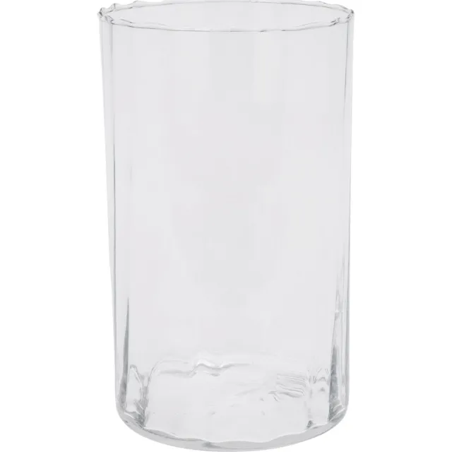 H&S Collection HS Collection - Bloemen vaas - glas - transparant - H22 cm