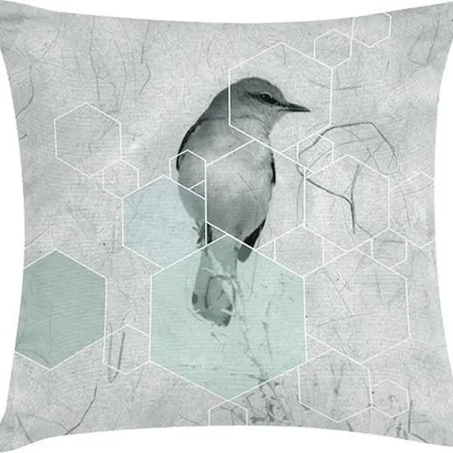 TAK Design Kussen Spring Mint - Katoen - 45 x 45 cm Mintgroen