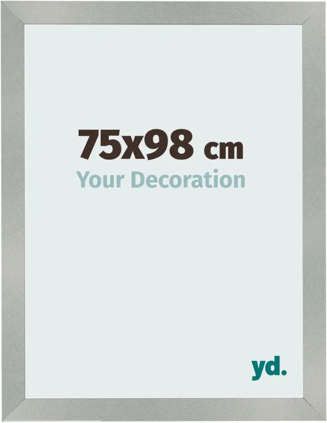 yd. Your Decoration - Fotolijst 75x98 cm - MDF - Aluminium Geborsteld - Bologna