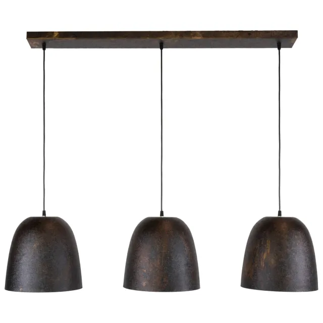 Nest of Nora Hanglamp Freka - 3-lichts met verstelbare kappen - Smoked brown Donkerbruin