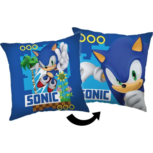 Sonic the Hedgehog Sierkussen Hero - 40 x 40 cm - Polyester Blauw