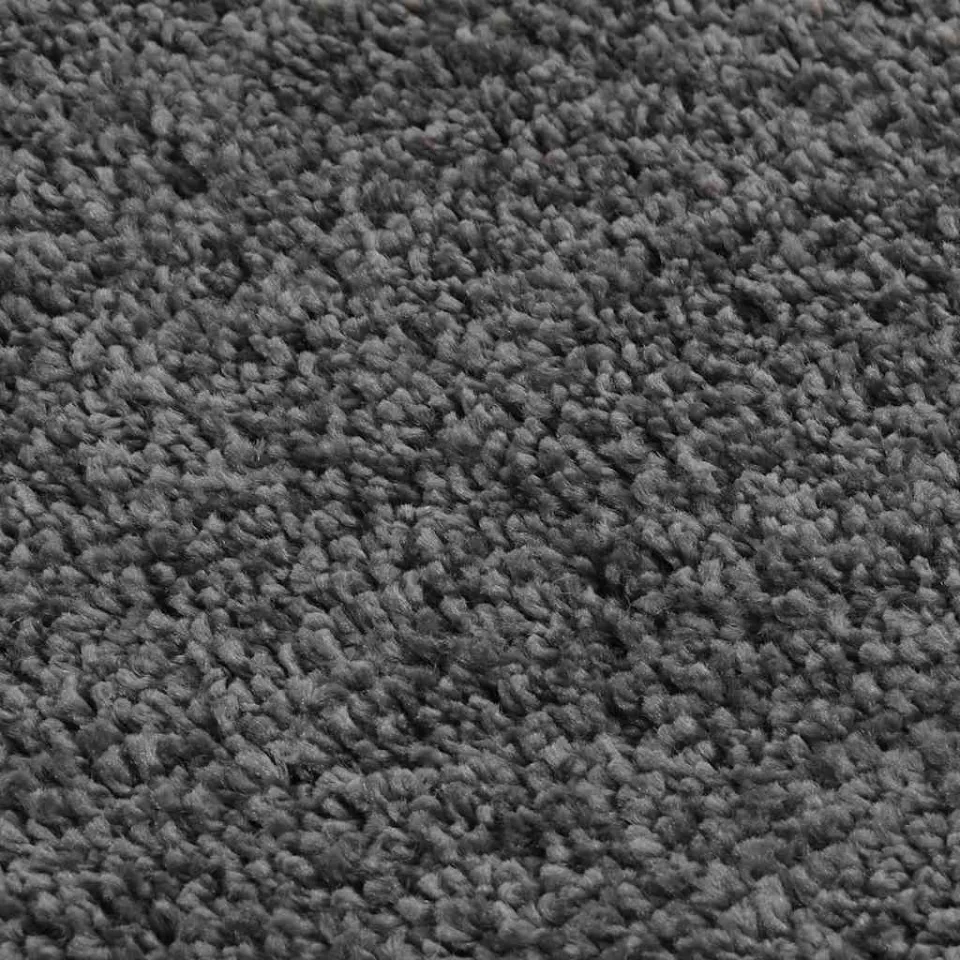 vidaXL Vloerkleed shaggy anti-slip 160x230 cm donkergrijs grijs, foto 4