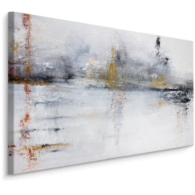 karo-art Schilderij - Prachtig abstract, print op canvas, een echte eyecatcher Multikleur