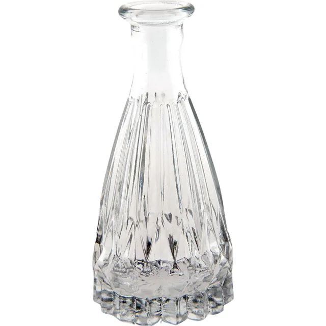 Clayre & Eef Vaas Ø 7x15 cm Glas Transparant