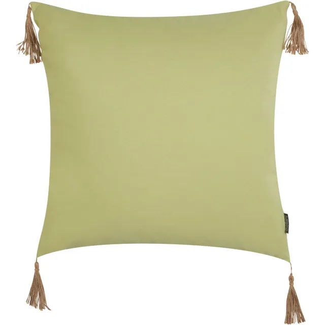Beliani CHMISTAR - Sierkussen - Olijfgroen - 45 x 45 cm - Polyester