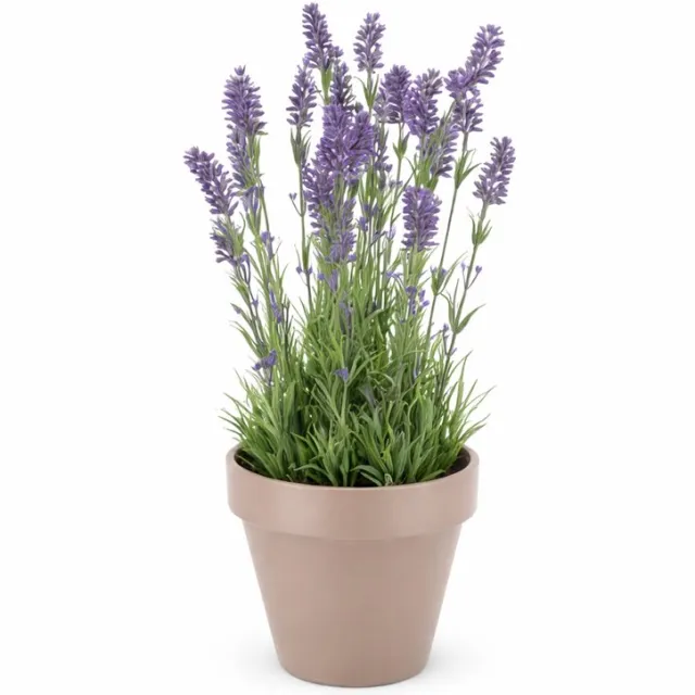 Daan-Kromhout SILK LAVENDER PURPLE POT TERRA L 32X32X53CM