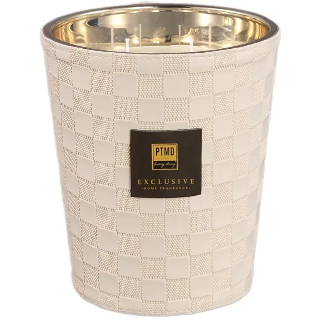 PTMD Exclusive - Clean Linen - Geurkaars - 900gr Beige