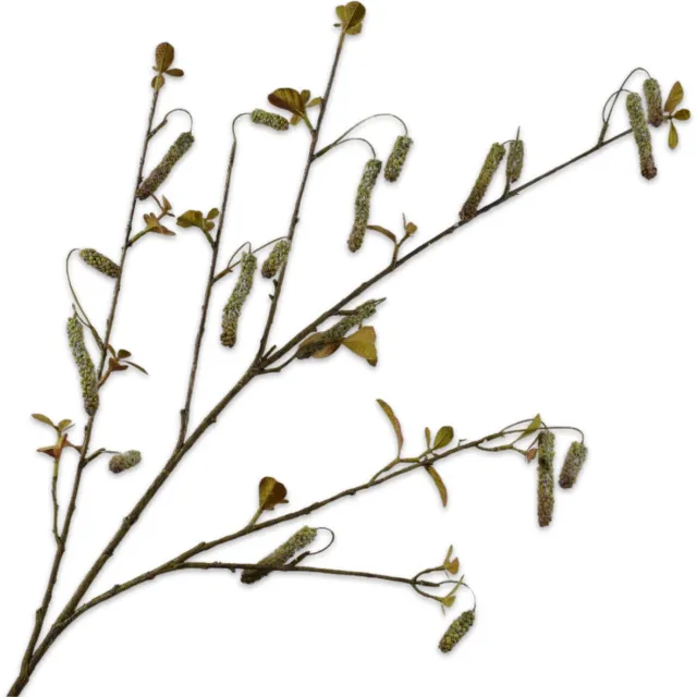 Silk-ka Kunsttak - alnus - groen - H113 cm