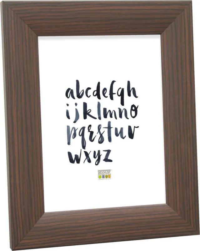 Deknudt Frames fotolijst S53GH2 - bruine houtkleur - hout - 13x13 cm donkerbruin
