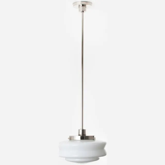 Coloured by Art Hanglamp Grote Tol 20's Nikkel - Art Deco Trade
