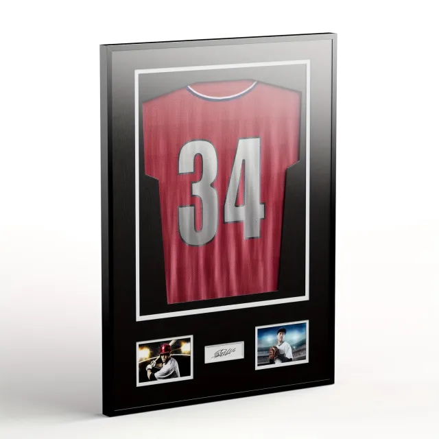 Mura Logistiek Mura Fotolijst - Voetbalshirtlijst - 60 x 80 cm - Zwart