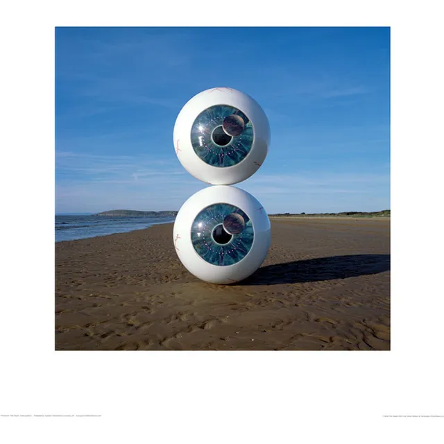 Pink Floyd Pyramid Poster - Pink Floyd Pulse Eyeballs - 40 X 40 Cm - Multicolor Multi color