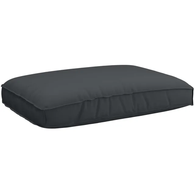 vidaXL Kussen Oxford Stof Zwart 120 x 80 x 12 cm