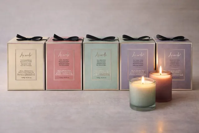 Acorde Candles Acorde scented candle - geurkaars cardamon en sweet mimosa wit