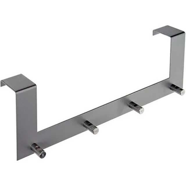 Sam. B.V. Sam Deur en kast kapstok inox - 4 haken grijs