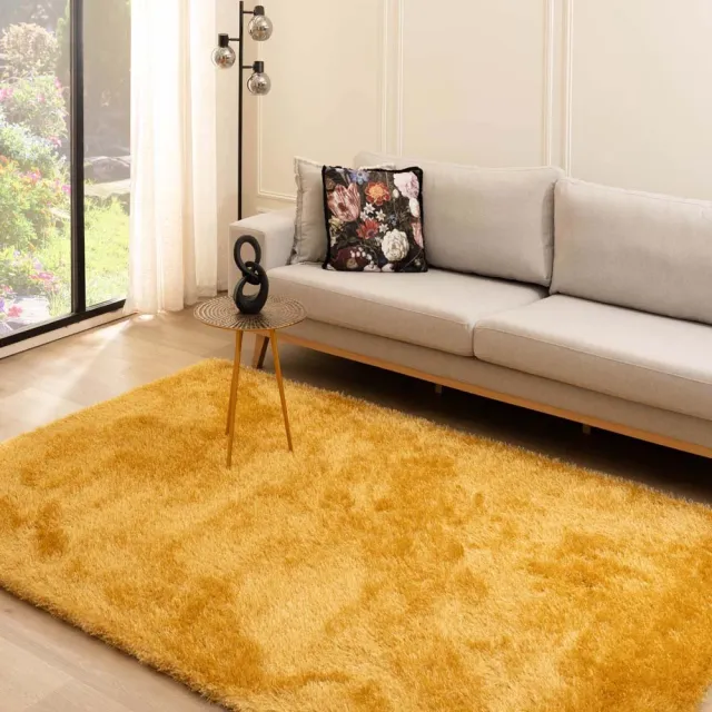 Tapeso Velvet vloerkleed - Posh goud 280x380
