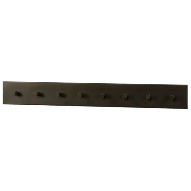 LT-Luce Kapstok Tubo hoog Mat Donkergrijs Roede & Hoedenplank 2x10 Haken 100cm